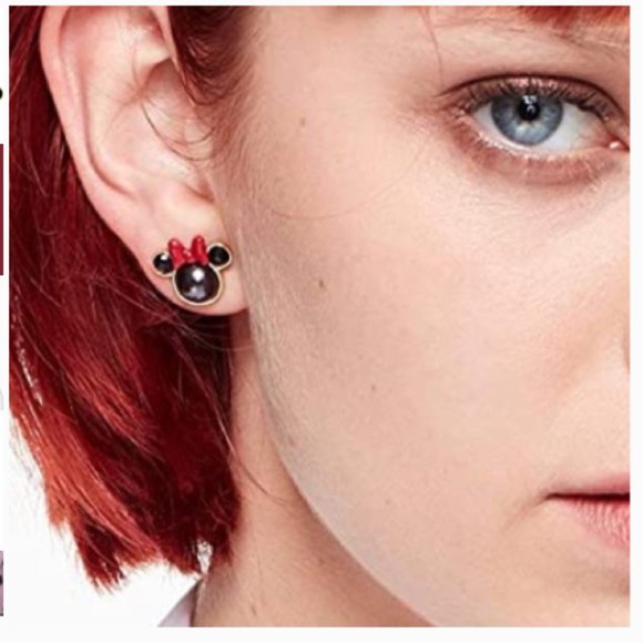 Kate Spade New York x Disney Minnie Mouse Studs NWT - Picture 8 of 8